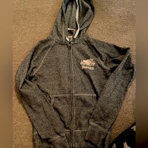 Roots Gray Zip-Up Hoodie